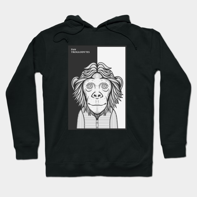 Chimpanzee Hoodie by milhad